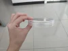 tapa de plástico transparente