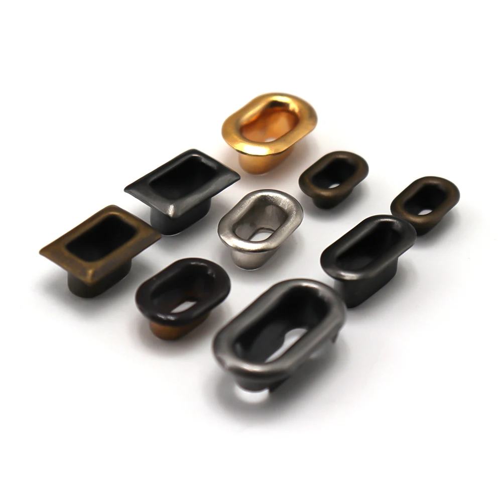 Модный дизайн под заказ, металлические люверсы, латунные люверсы для одежды и обуви