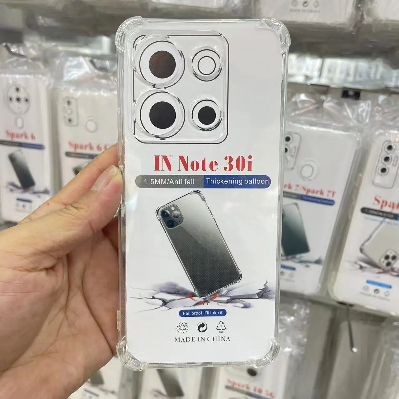 Suitable for Tecno Spark6 Go Phone case 8 9t/9pro airbag Anti-fall Smatr20C Transparent Shell