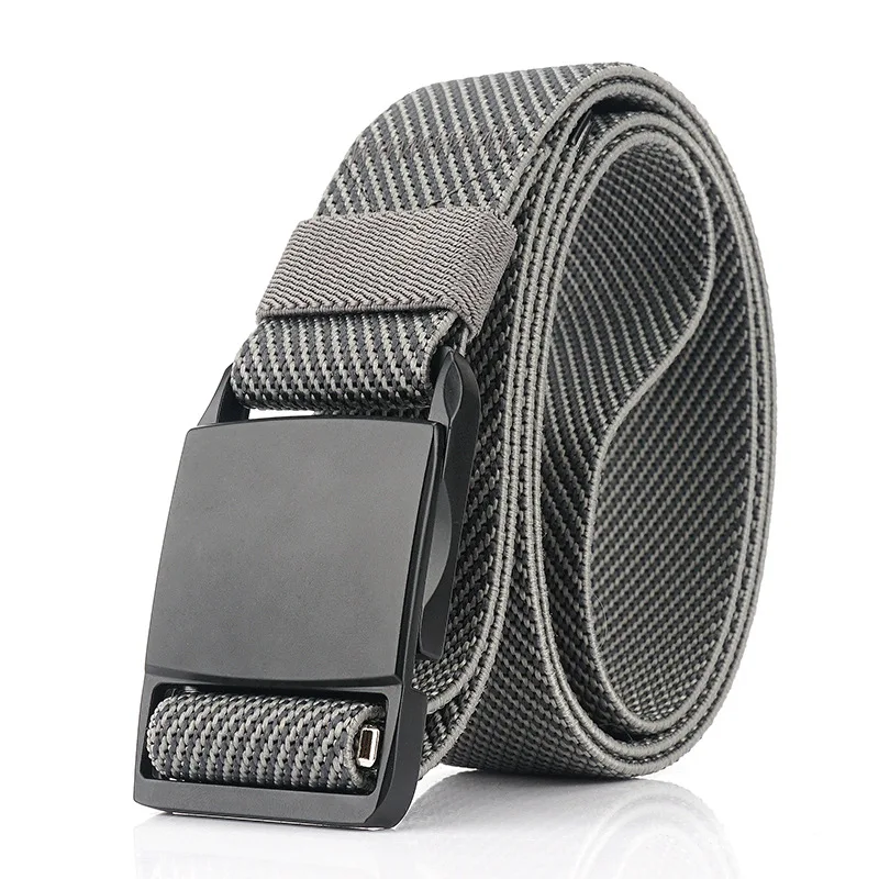 Men's Cargo Belt Matte Hard Metal Magnetic Quick Release Buckle Tour  Tactical Belt Genuine Nylon Male Business Trekking Belt