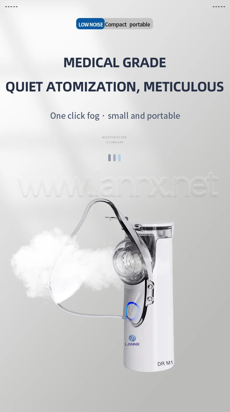 Lannx Dr M1 Mini Household Medical Nebolizador Portatil Easy Devices
