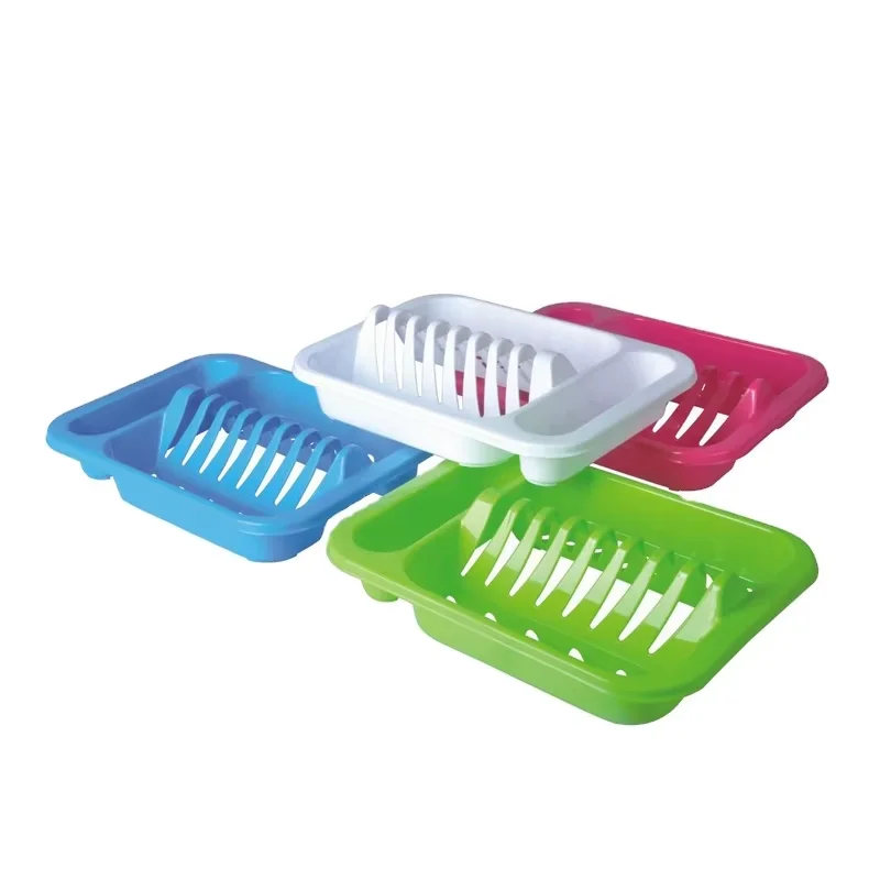 HAIXIN Plastic Kitchen Dish Rack Drain Cutlery Dish Tray Rack for