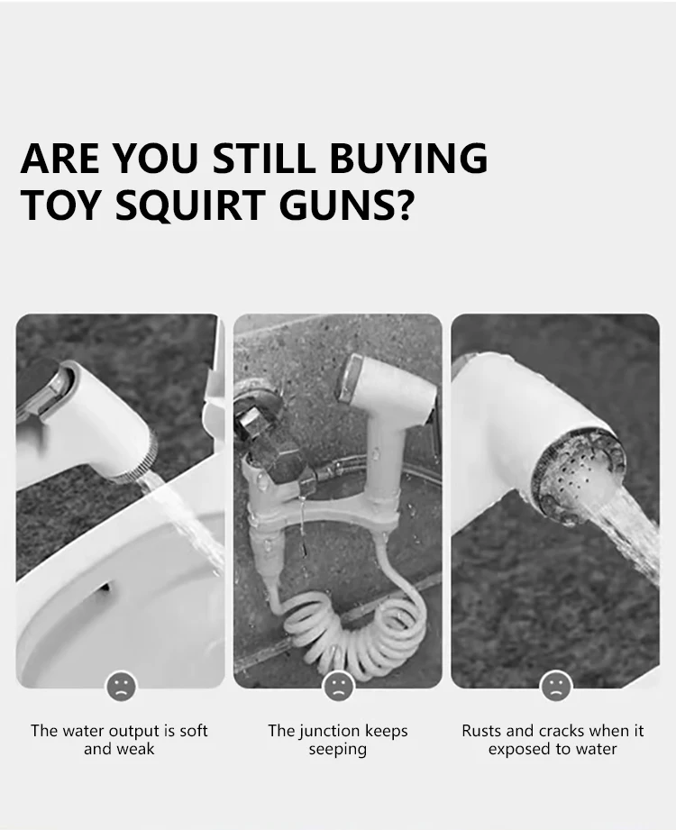 Bathroom Ressurized Handheld Bidet Hot Selling High Pressure Bidet