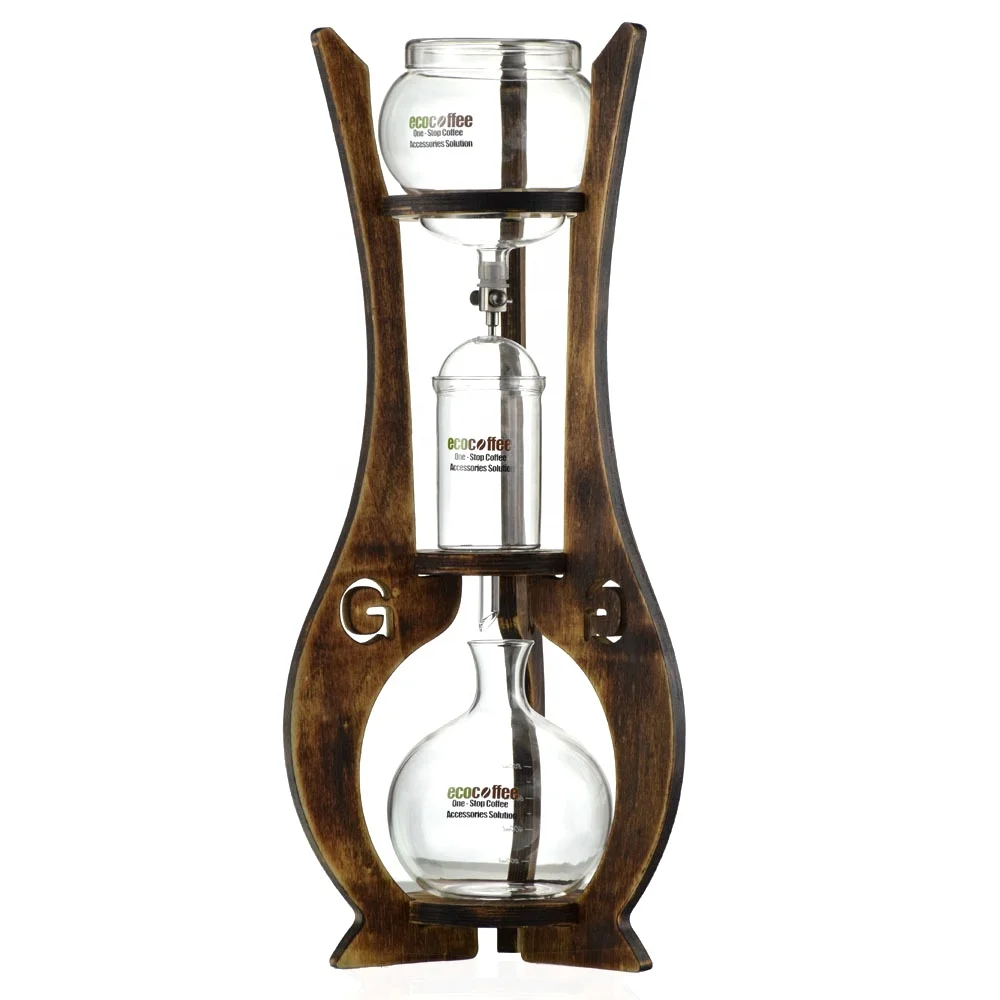 Z Daily Cold Brew Dutch Coffee Iced Coffee Maker for 600ml 1000ml Wooden Tower Home Drip Dutch Machine BD9