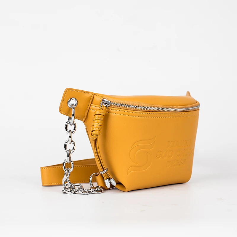 Custom Black Leather Fanny Pack For Women,Waist Bag Fanny Pack Custom