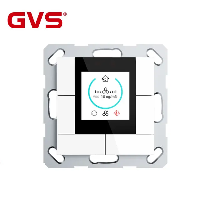 European Standard KNX EIB K-bus Building Automation System KNX Thermostat  Temperature Panel 55mm for Smart Home System