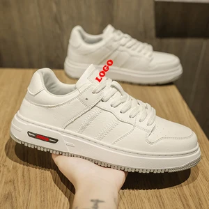 Skateboard Shoes Men Fashion Sneakers Breathable Running Shoes for Men Black White Gray Sport Shoes Simple Casual Sneaker