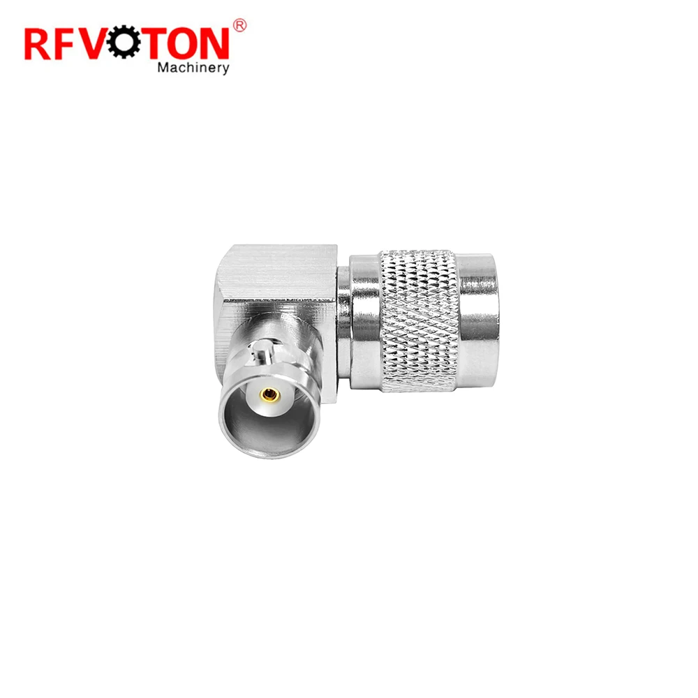 Factory supply Wholesale TNC male Plug 90 degree right angle Elbow to BNC Female Jack RF Coax Coaxial Adapter adaptor Converter supplier