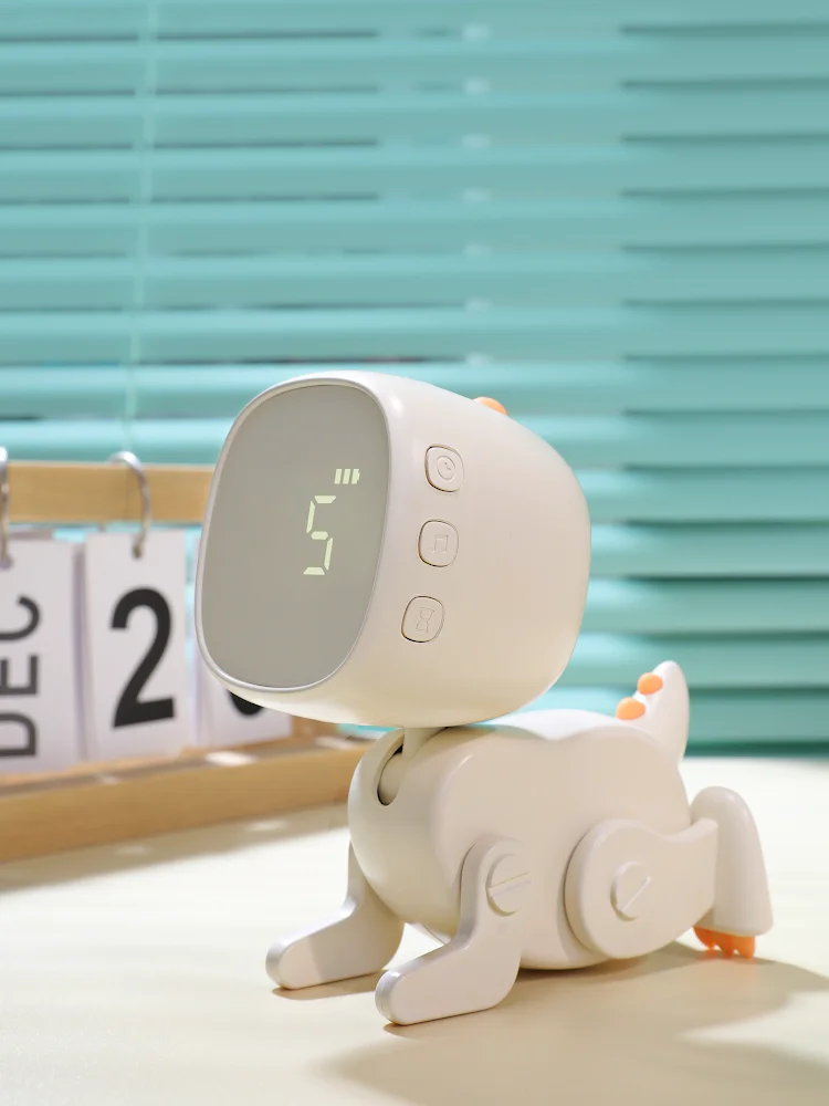 Small Dinosaur Cartoon Alarm Clock Smart Table Clock With Night Light ...