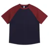 navy blue/red