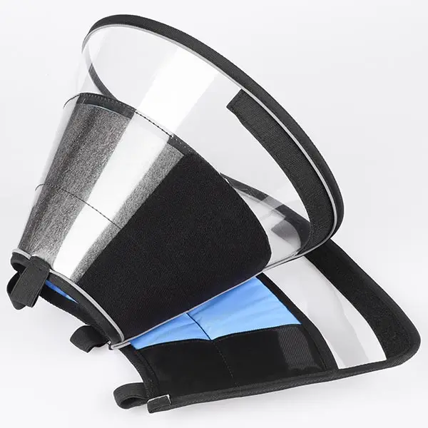 Adjustable Plastic Ecollar Transparent Pet Soft Recovery Dog Cone