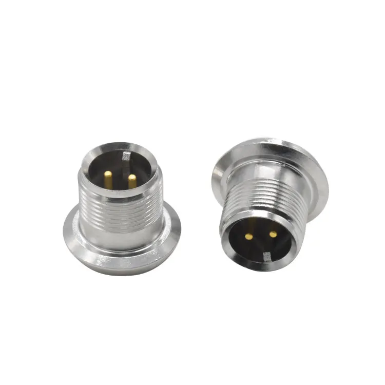 MIL-C-5015 Hermetic Circular Connectors 2 Pin Male Socket Sensor for Glass Sintering Technology
