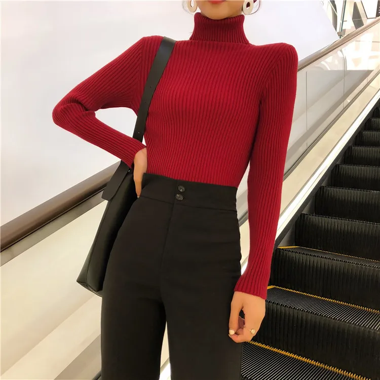 New 2023women's Turtleneck,Leggings,Long-sleeved Pullovers,Thickened ...