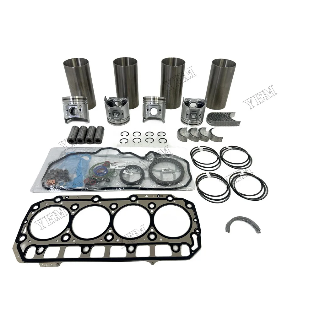 For Volvo D3.4 D3.4DCDE3 D3.4DCAE3 Overhaul Rebuild Kit EW60C MC80 Loader