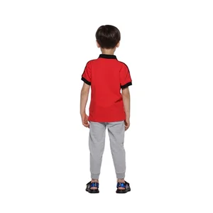 Summer Polo Shirt for Boys Casual O-Neck Short Sleeve New Kids Tshirt Garcon for 2-3-4-5-6-7 Years Children's Casual Clothing