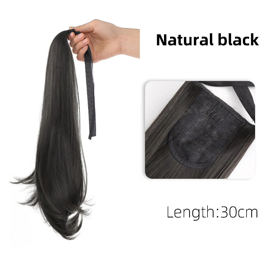 Amazon Hair Extensions 30cm FX-HA02 Women's High Ponytail Wig With