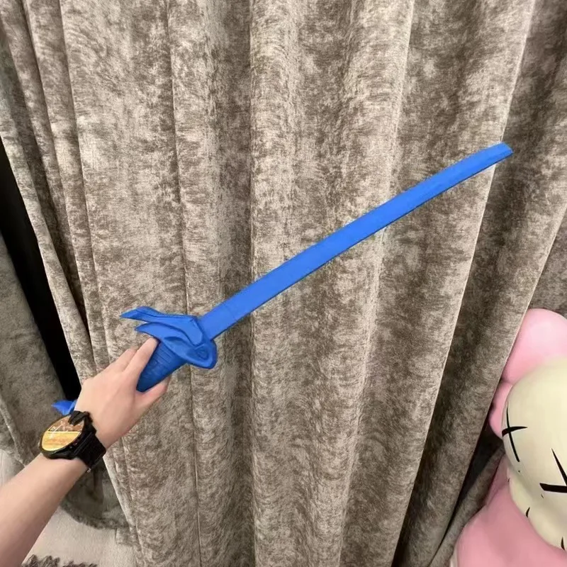 New Arrival Simulation Gravity Sword Toy Knife Plastic 3D Sword Printed Gravity Cosplay Yasuo 3D Printed Gravity Knife Toy