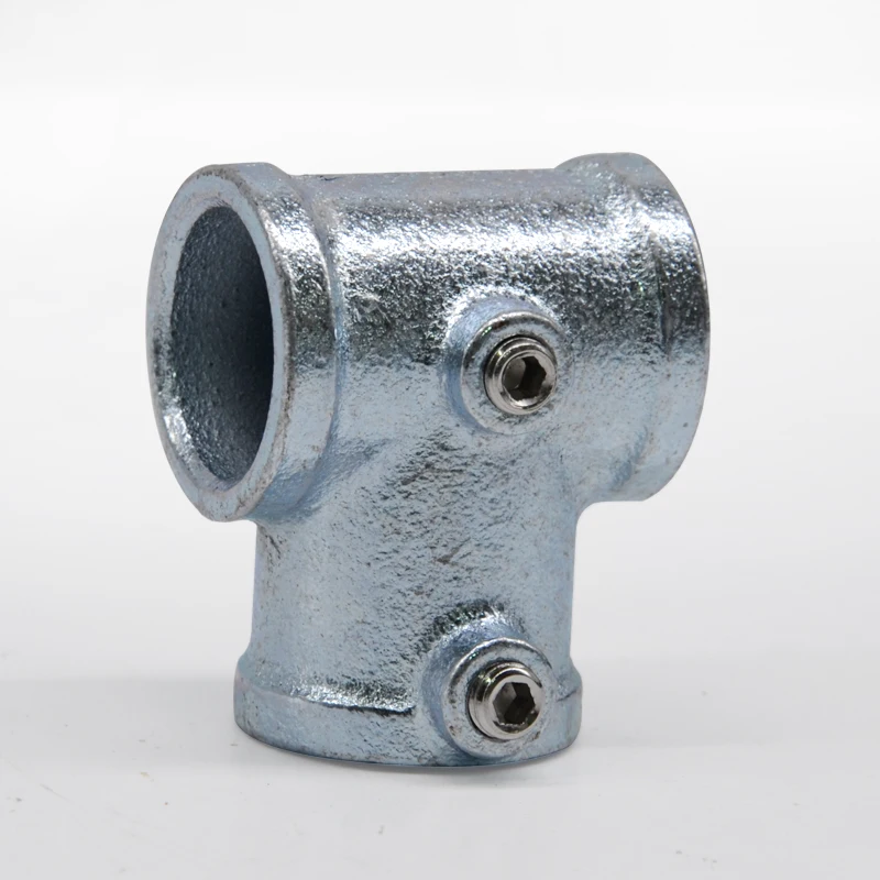 Factory EIT Brand Customized 104 Long Tee Cast Iron Key Clamp Fittings for Pipe Joints