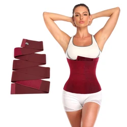 Color Long Detachable Strap Girdle Band Postpartum Support Body Tummy Wrap Shaper Waist Trainer Trimmer Belt