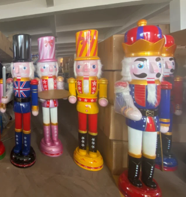 Large Nutcracker Plastic Life Size Christmas Decoration Outdoor