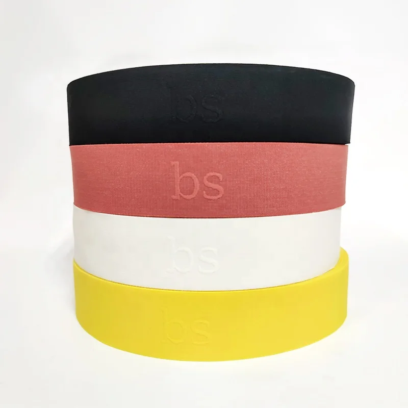 Y Type Open Side Nylon Custom Jacquard  Underwear Elastic Band Waistband for Woman