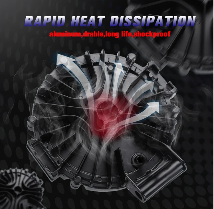 Hot Sales 51w Working Light Flood Spot Beam Work Product Round 7inch Led Worklight 9