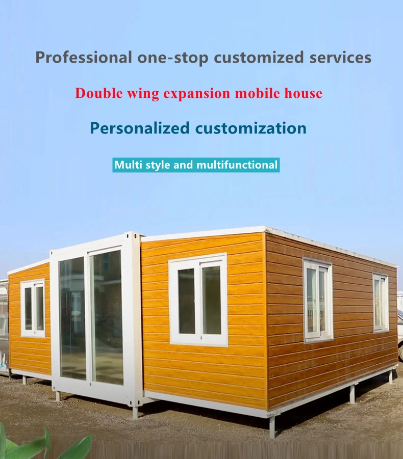 40ft 20ft Foldable Prefab Luxury Villa Expandable Folding Container ...