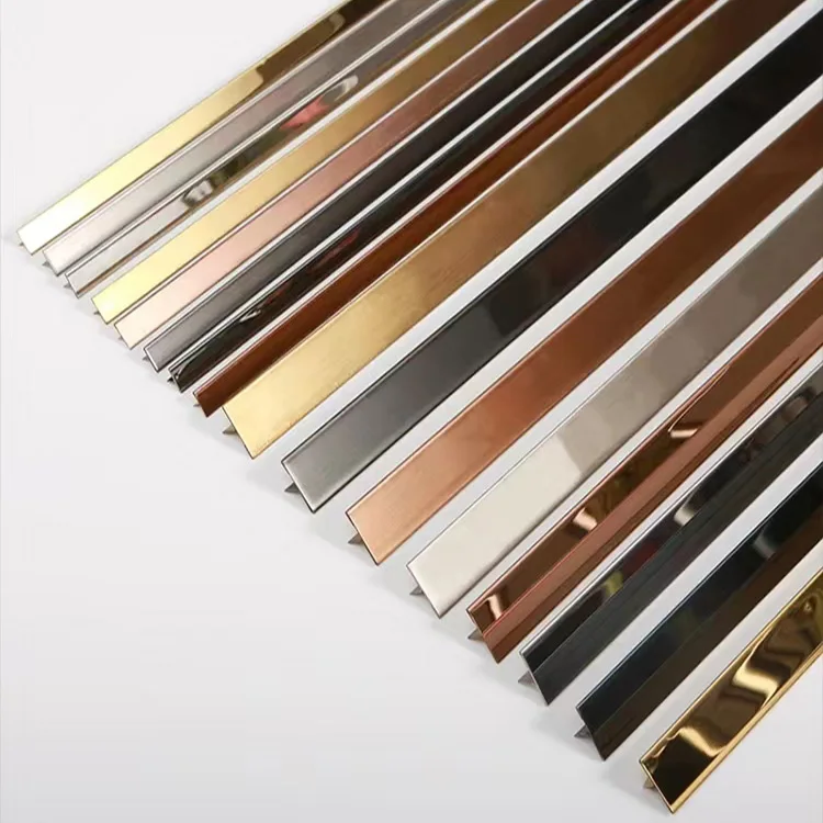 Bande Décorative En Acier effet miroir doré | Décoration à Casablanca