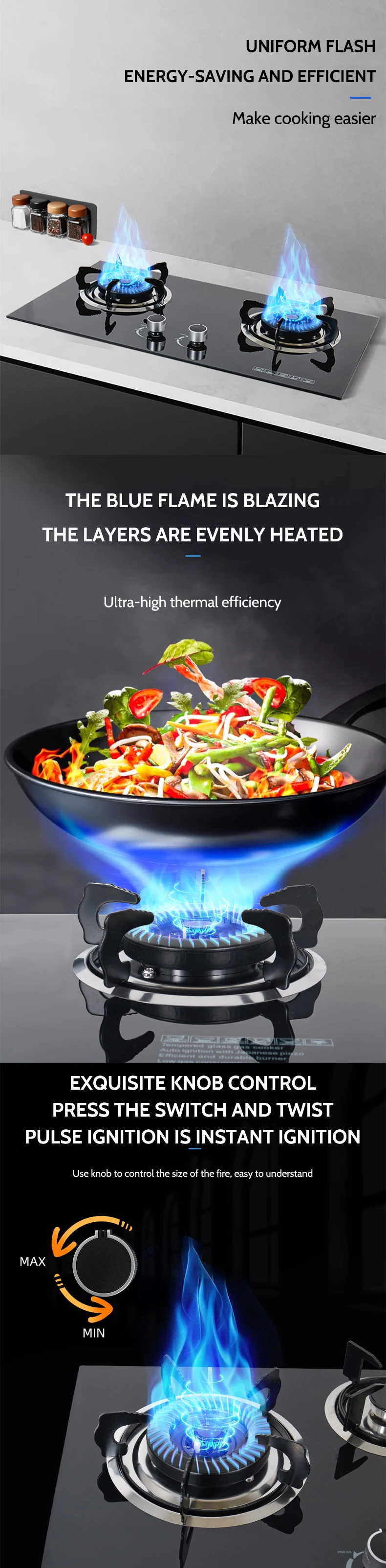 Wholesale Price High Power Gas Stove - Advanced Multifunction