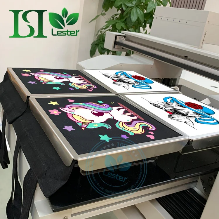 A1 6590 6090 High Speed 2 Print Heads DTG Direct to Garment Cotton