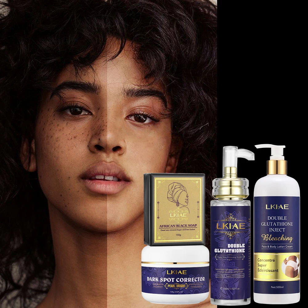LKIAE Best Selling Strong-Glutathione Skin Whitening Serum Remove Dark  Spots Face Cream & Lotion Skin Care Set (new)