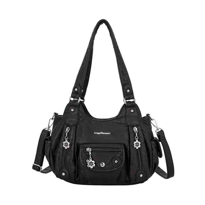 Factory custom fashion ladies handbag ladies leather designer shoulder bag