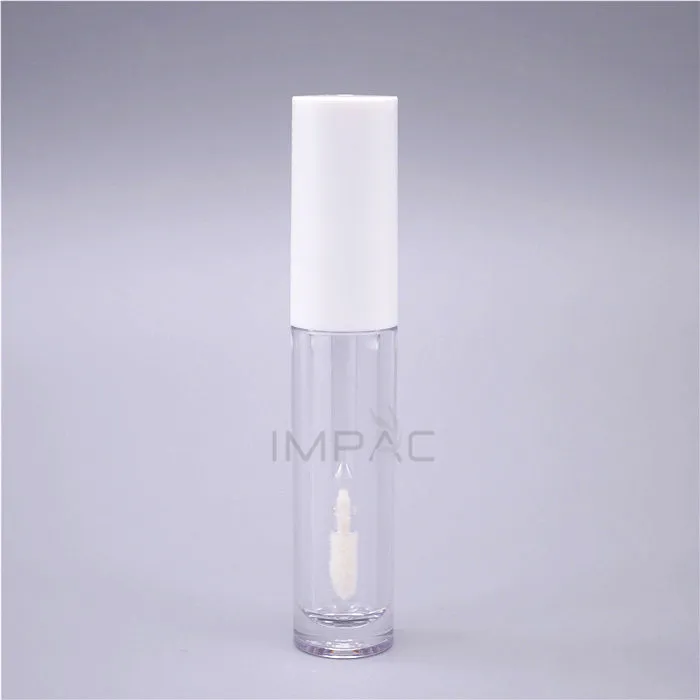 Fancy cute thick wall lip cream container bottle with brush for lip care