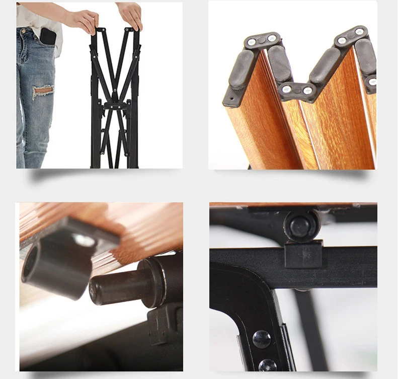 
Переносной Регулируемый складной стол для пикника, алюминиевый стол для отдыха на открытом воздухе, барбекю, путешествий, пешего туризма, из дерева, с сумкой для переноски 