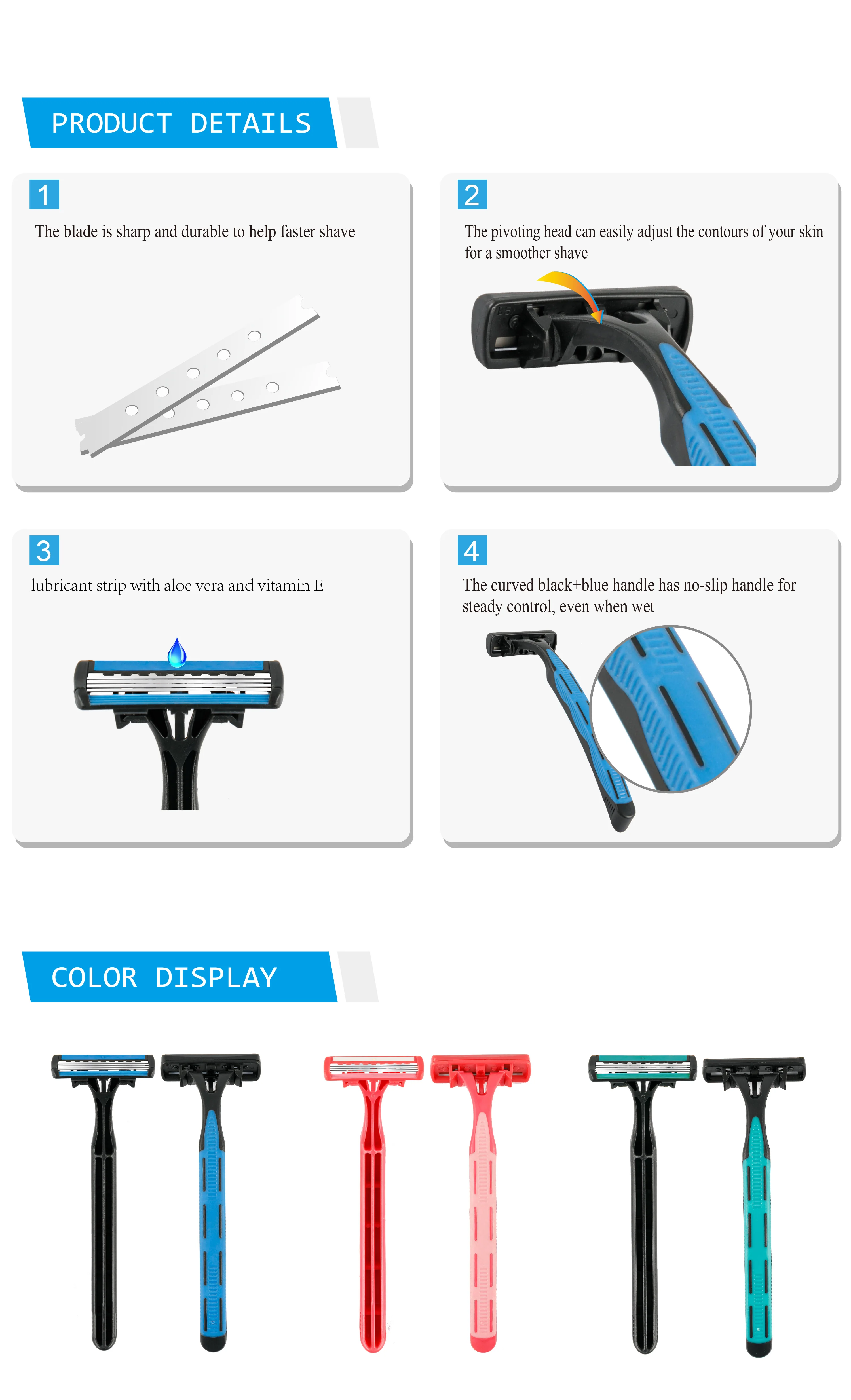 4 Four Blade Disposable Shaving Razor Four Blade Razor Face Razor Buy