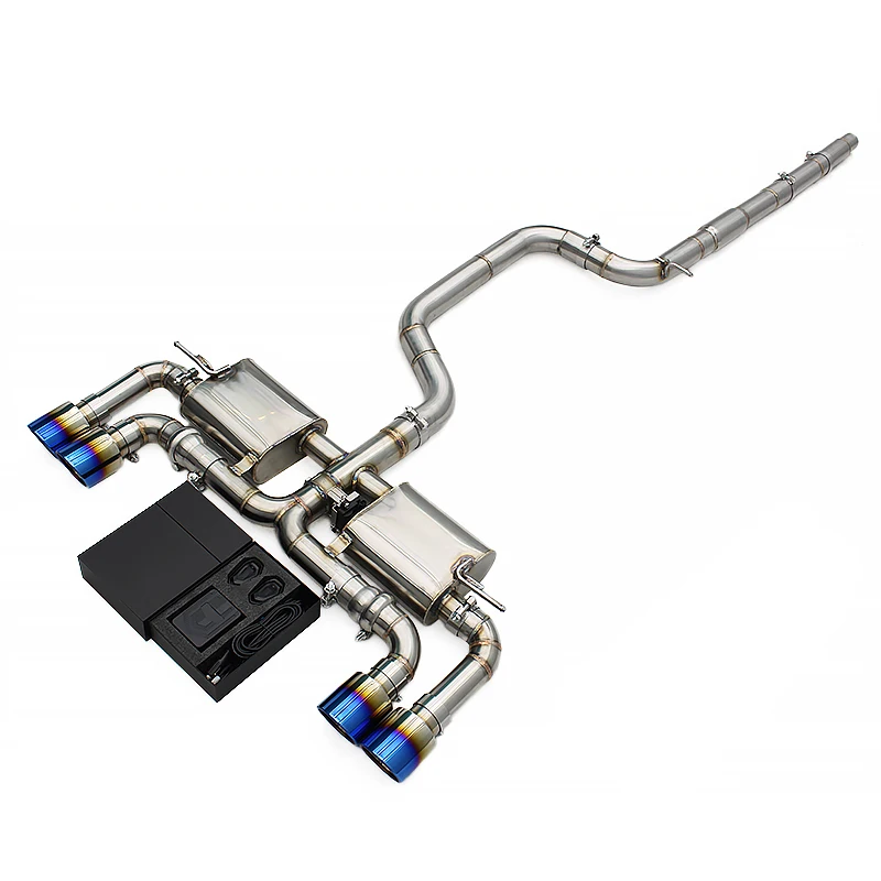 Tuning Resonator Midpipe Catback For VW Golf 7 / 7.5 MK7 / MK7.5 GTI 2.0 2014-2020 Stainless Steel