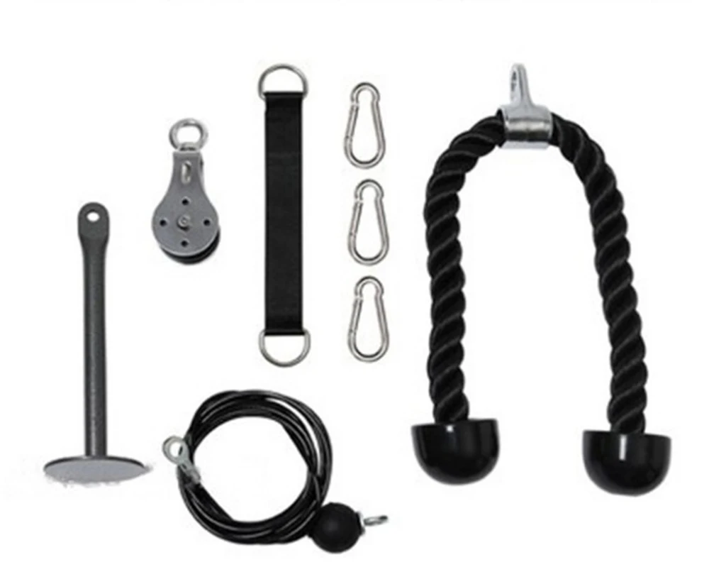 Câble Musculation 3 M - Poulie Fitness Maison - Acier Gainé PU - Charge Max 100 Kg - Pour Dos, Bras, épaules - Compatible Home Gym