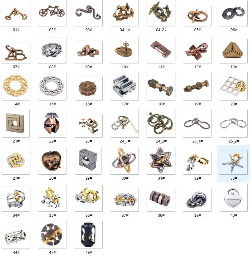 Casse-tête en Métal Moulé pour Adultes Serrure Rétro Clé QI Esprit Casse-Tête Jeu Jouet Cadeau Casse-tête en Métal Moulé pour Adultes Serrure Rétro Clé QI Esprit Casse-Tête Jeu Jouet Cadeau