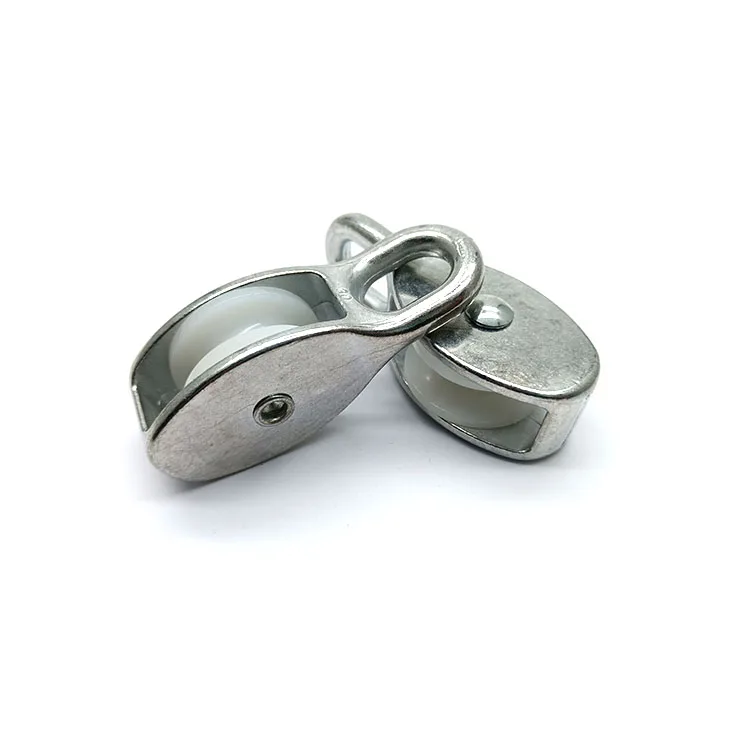 BT-502 Factory Direct Nylon Single Rigid Pulley Zinc Polly
