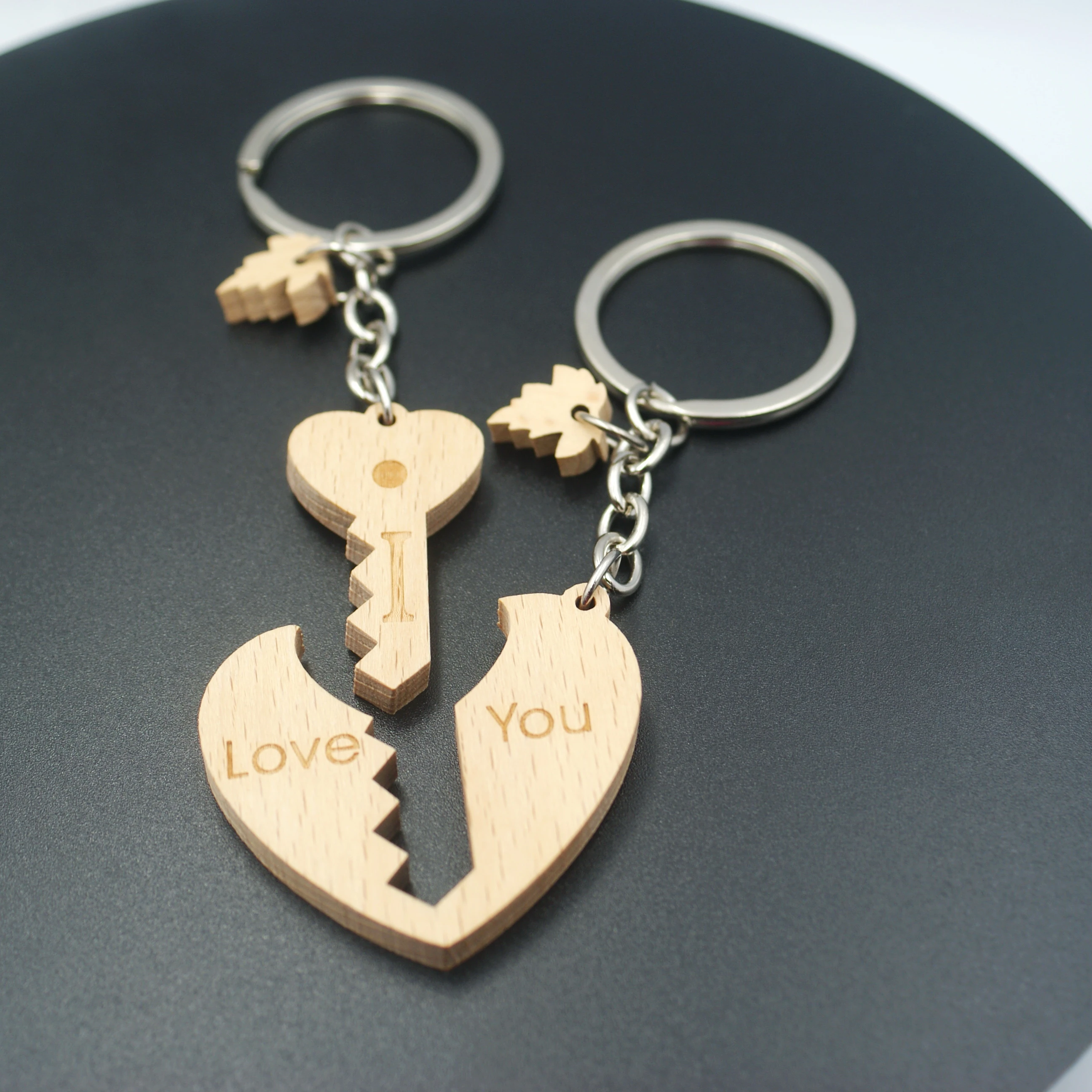 love symbol key chain