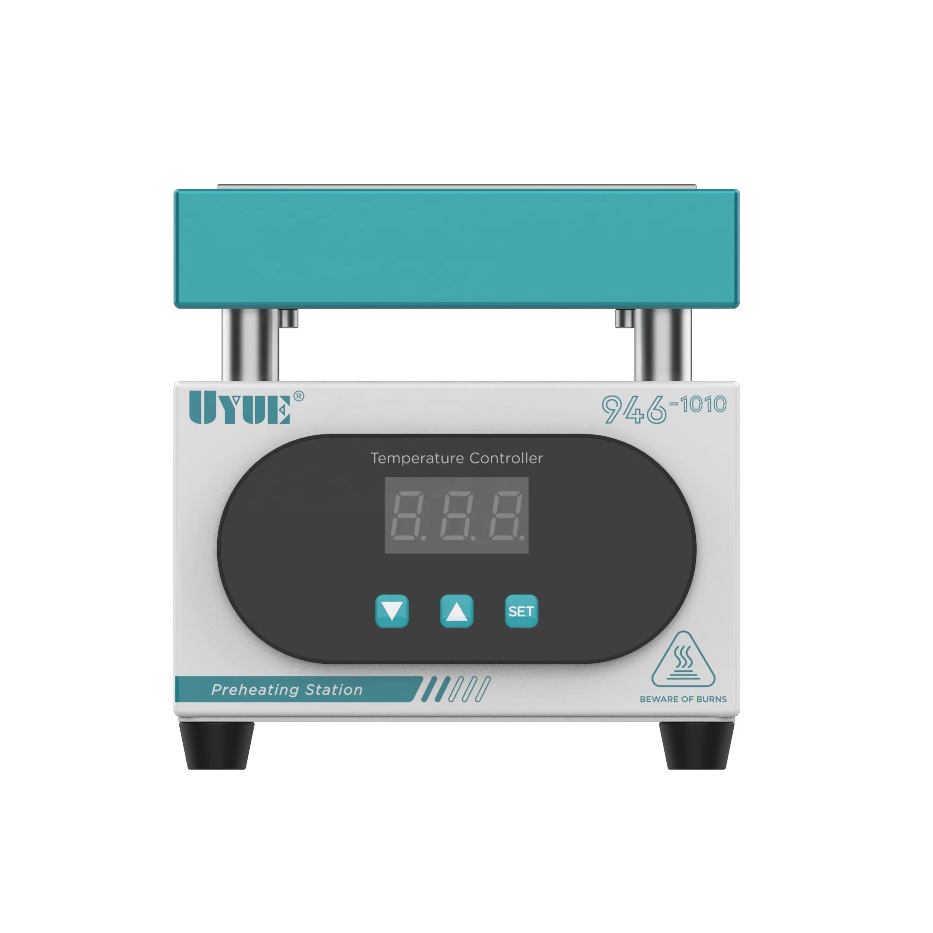 Station De Chauffage PCB 350 W - Plaque 10x10 Cm, Réglable De 0 à 400°C, écran LED, Pour Soudage Et Réparation