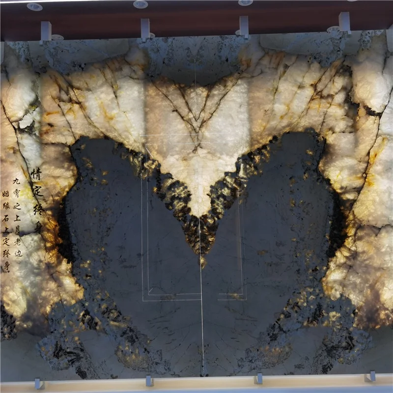 product alpinus super crystal quartzite slab price backlight exotic stone wall design-0