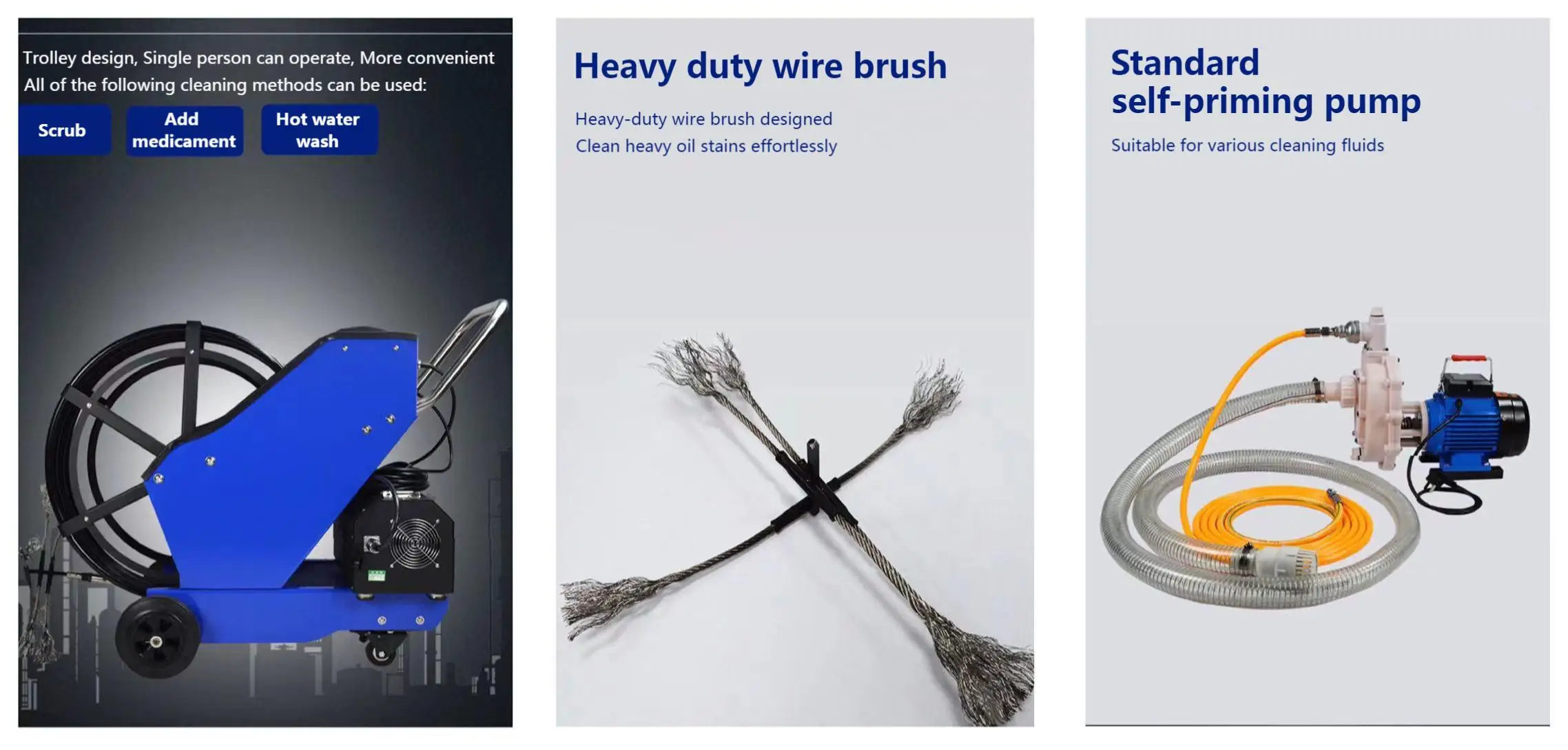 Restaurant Cleaning Equipment Grease Duct/tube/pipe Cleaning Machine