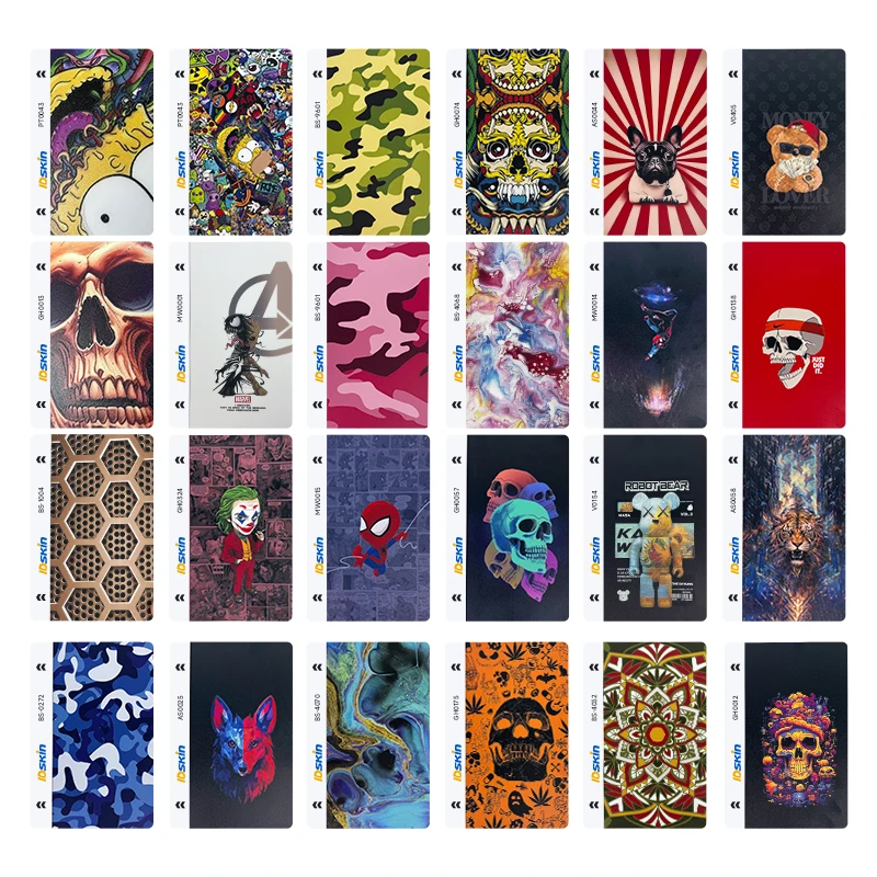 OEM 3D Embossed Skin Vinyl Stickers Printed Cover for Mobile Phones Laptops Tablets-Different Sizes Sticker