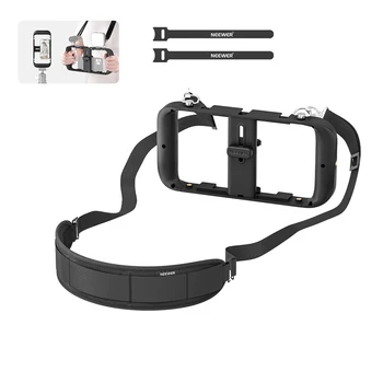 Universal Phone Cage Smartphone Video Rig Kit with Cold Shoe Tripod Mount NEEWER Smartphone Video Rig with Neck Strap