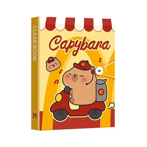 Kaba Large Capacity Storage Book Binder Folder Cute Bear Buckle High-Value Cartoon Paper Pattern for Elementary School Students