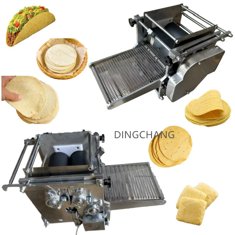 9/15/18/20cm Automatic Pizza Tortilla Press Machine Chapati Taco Tortilla Making Machine Electric Mexico Corn Tortillas Machines