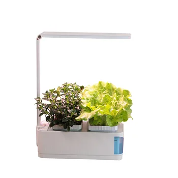 New organic hydroponic growing systems and grow hydroponic indoor garden smart home garden with LED growing light