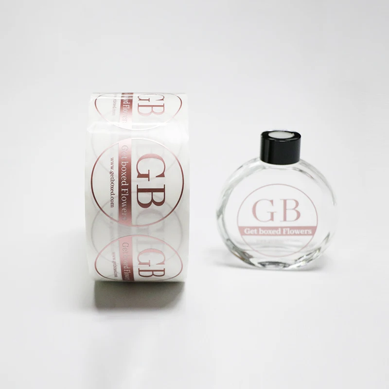 Printing Fashionable Waterproof Custom Sample Perfume Bottle Packaging Adhesive Roll Sticker Labels