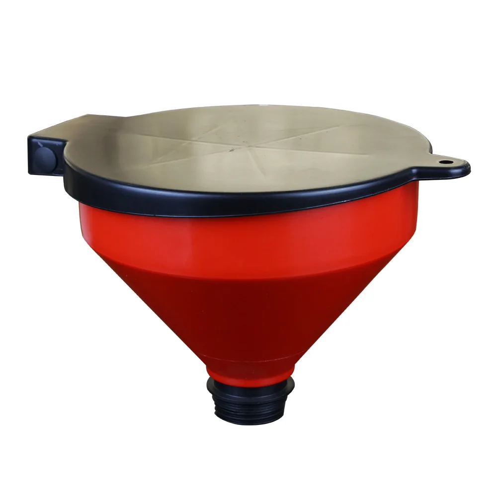 Drum Funnel 250mm Plastic Waste Oil Drum Funnel With Grill And Lockable ...